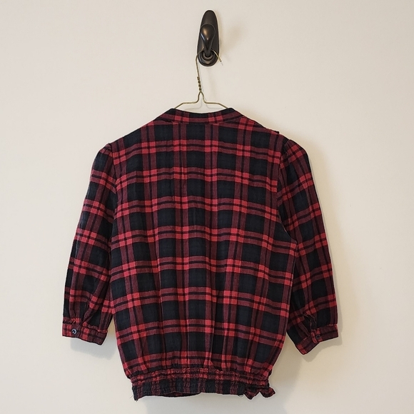 XXI Blouse Plaid Small - Picture 2 of 5